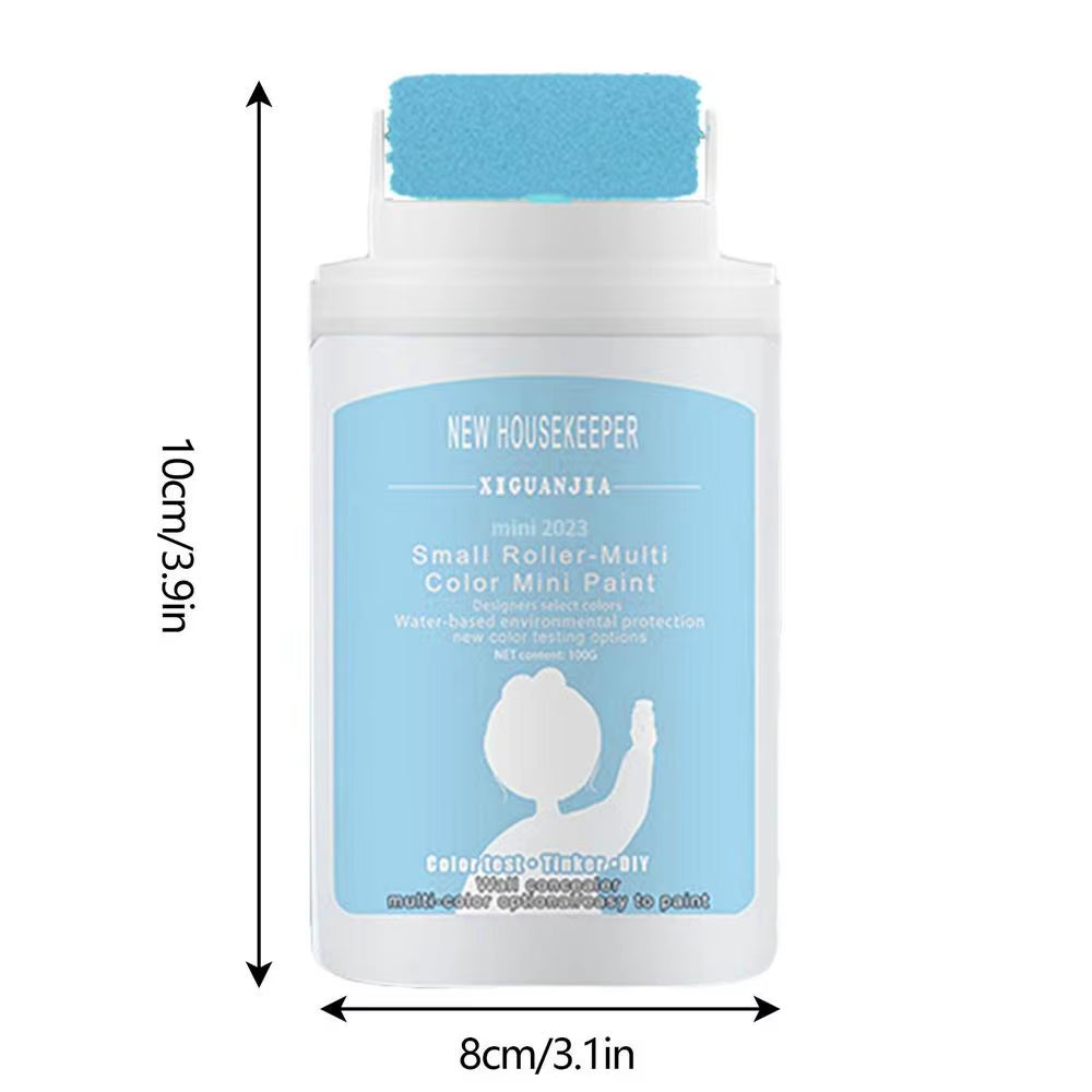 WallFix™ Mini Rolling Paint Brush – DIY Wall Repair Tool for Quick Mark & Graffiti Coverage